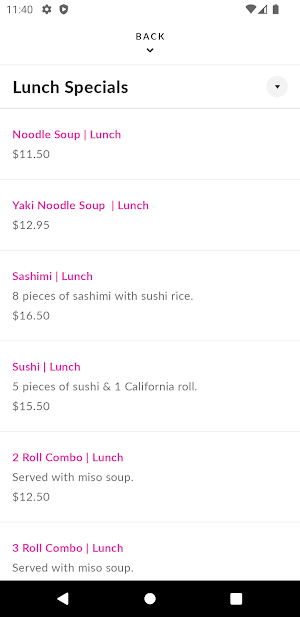 Pink Nori Screenshot 2