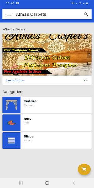 Almas Carpets Screenshot 0