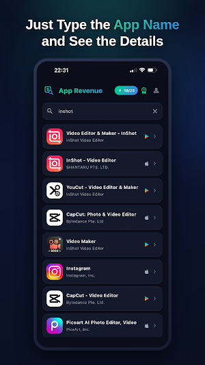 App Revenue Downloads Tracker Screenshot 3