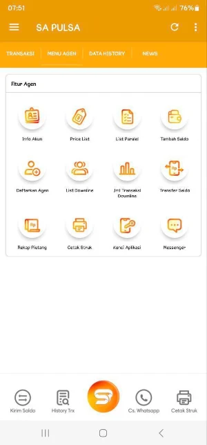 SA Pulsa Screenshot 2