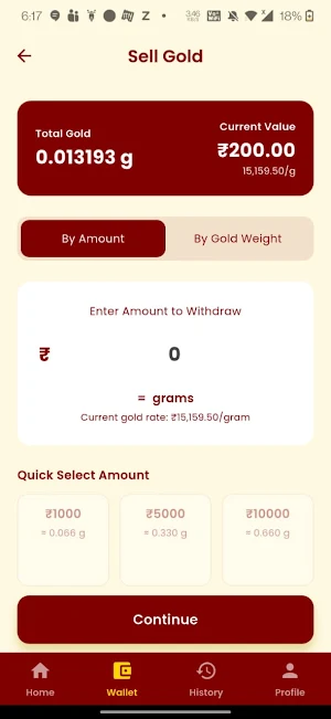 Meera DigiGold – Save Gold Screenshot 3