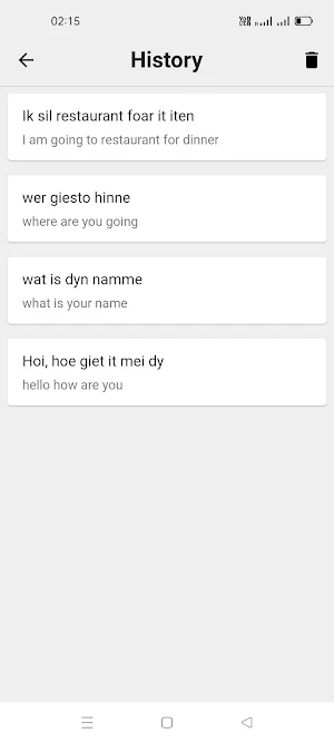Frisian To English Translator Screenshot 2