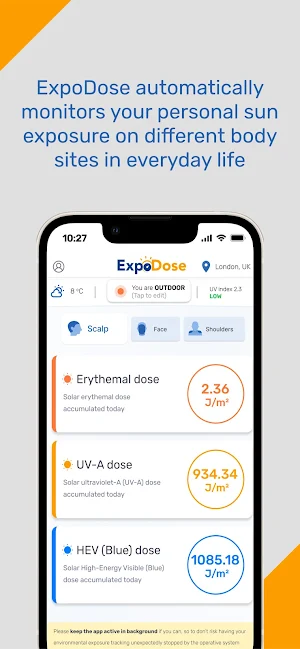 ExpoDose Screenshot 1