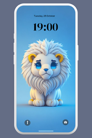 Kawaii Lion Wallpaper 4K Screenshot 3