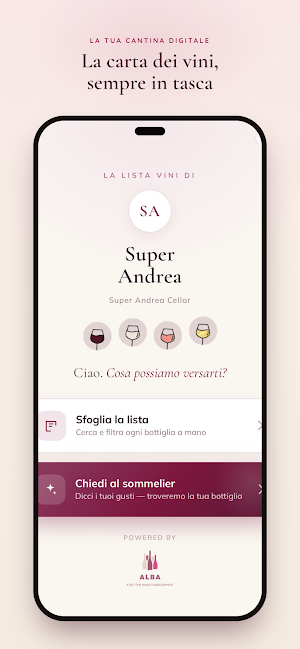 Alba Wines AI Sommelier Screenshot 0