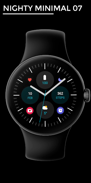 Nighty Minimal 07 - watch face Screenshot 0