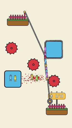 Rope Rescue! - Unique Puzzle Screenshot 0