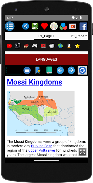 Map of Burkina Faso Screenshot 1
