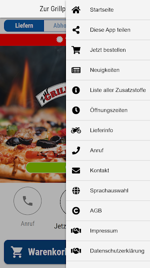 Zur Grillpfanne Hannover Screenshot 2