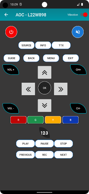 Remote Control for Aoc Tv Screenshot 2