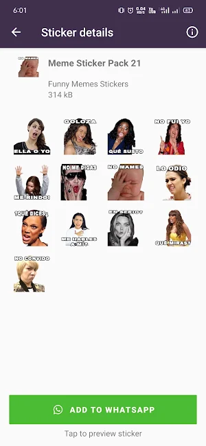 WASticker Funny Memes Stickers Screenshot 3