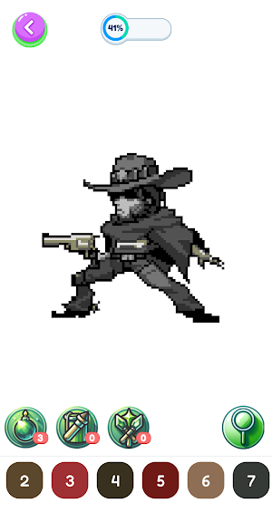 PxO: Pixel Art Coloring Number Screenshot 2