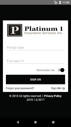 Platinum 1 Insurance Screenshot 0