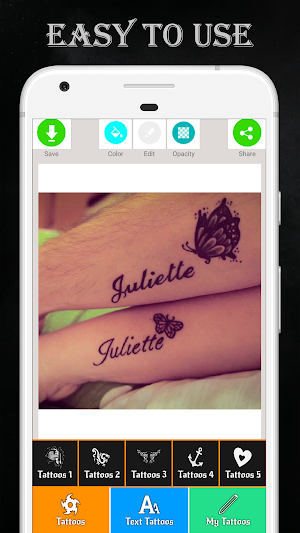 Tattoo Maker - Love Tattoo Screenshot 1