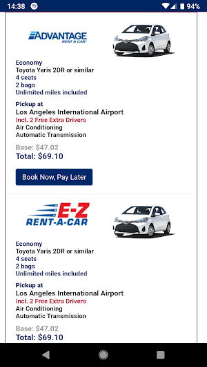 Discount USA Car Rental Screenshot 2