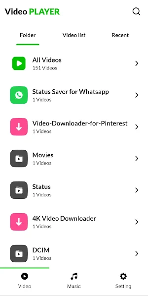 Video Player All Format Screenshot 0