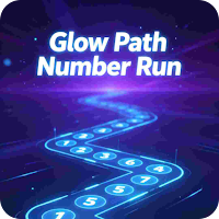 Glow Path Number Run