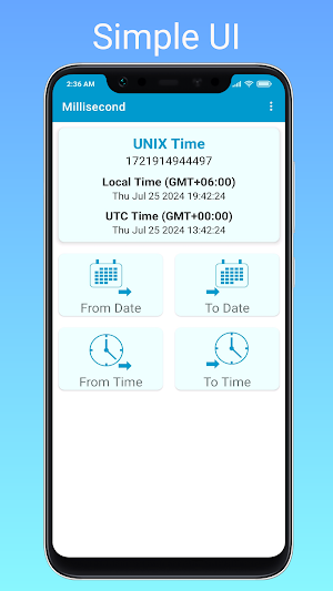 Millisecond - Epoch Time Live Screenshot 0