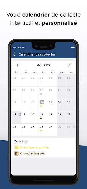 Mes Déchets - Appli Kyrielle Screenshot 2