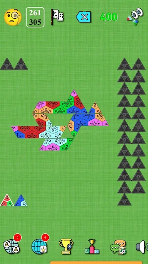Triminos, dominoes triangles Screenshot 0