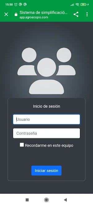 Agro Acopio Screenshot 1
