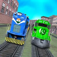 India VS Pakistan Train racing