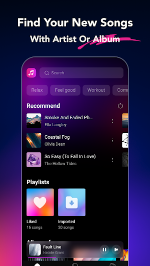 Rayo - Music Player & MP3 Screenshot 2
