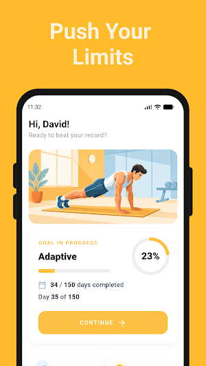 PushApp: Push-Up Workouts Screenshot 0