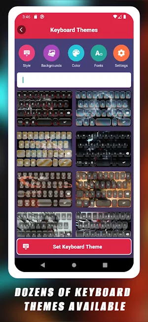 Venom Keyboard Theme Screenshot 1