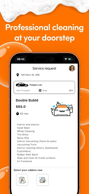 Bubld: Mobile Car Wash Screenshot 2