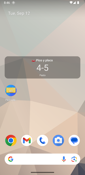 Pico y Placa Pasto 2023 Screenshot 0