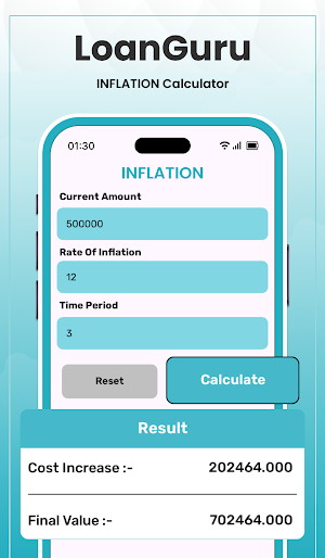 LoanGuru : EMI Loan Calculator Screenshot 2