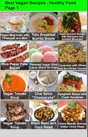 Vegan Recipes - Healthy App Screenshot 0