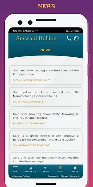 Suswani Bullion Screenshot 3