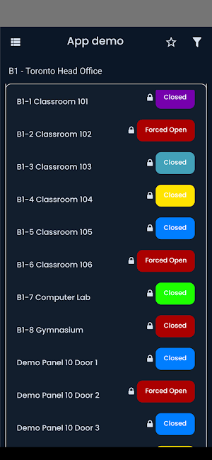 Vicon VAX Mobile Application Screenshot 1