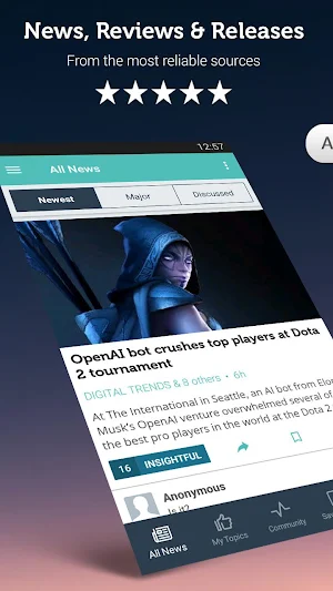 Tech News & Reviews - VR, Drones, Startups & More Screenshot 0