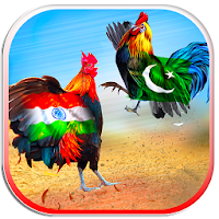 Farm Rooster Fighting: Angry C
