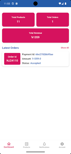 NurTaj Seller Center Screenshot 0