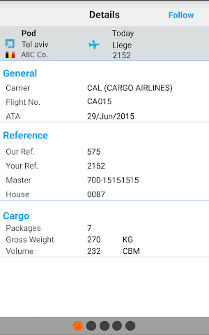 Unifreight Mobile Screenshot 1