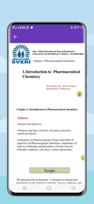 Pharmaceutical Chemistry Notes Screenshot 2