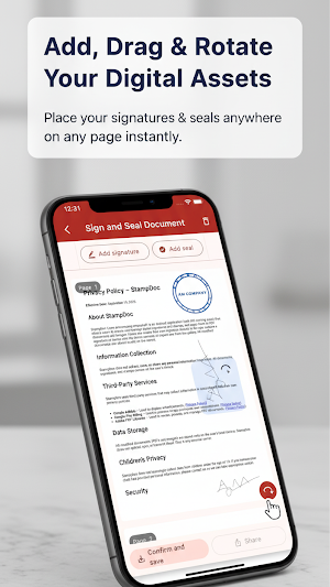 StampDoc: Sign & Stamp PDF Screenshot 1