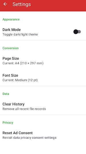 RTF to PDF File Converter Screenshot 1