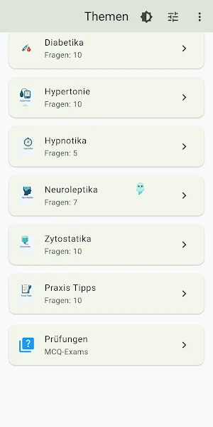 Pharma-FlashCards Screenshot 3