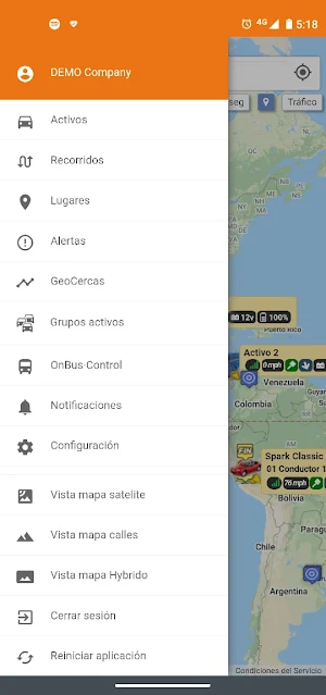 RedGPS Screenshot 2