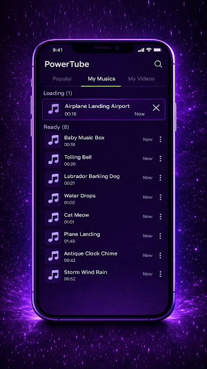 PowerTube: Music Player Screenshot 3