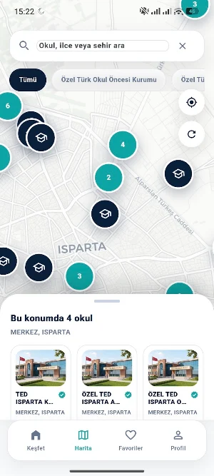 Syna - Okul Bulma Rehberi Screenshot 2