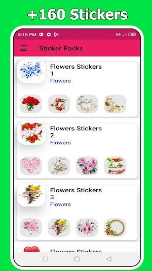 Flowers Stickers For WhatsApp Screenshot 3