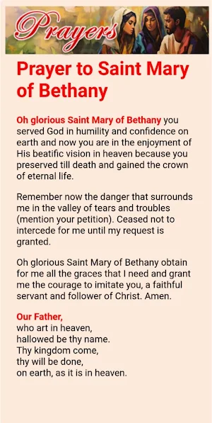Saints Martha,Mary and Lazarus Screenshot 3