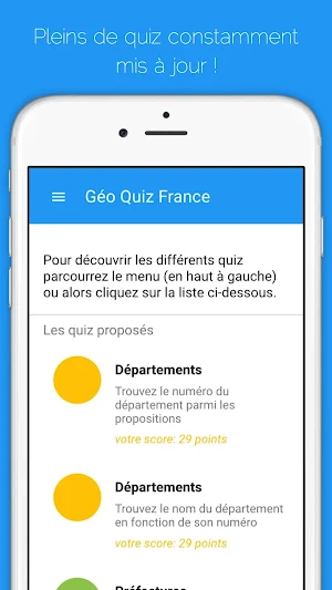 Géo Quiz France Screenshot 0