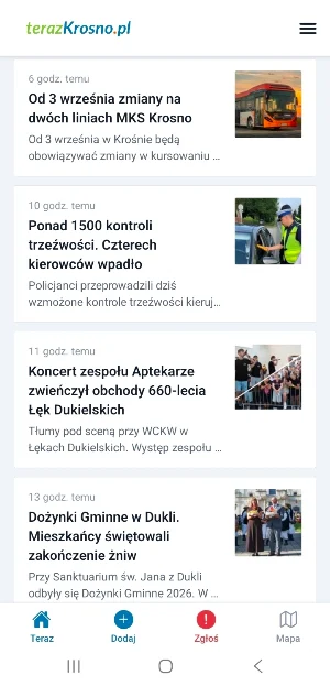 teraz Krosno - Wiadomości Screenshot 0